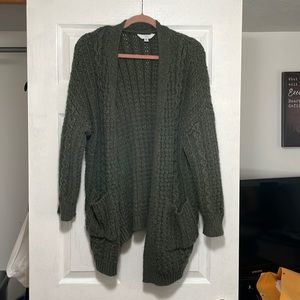 Plus knit cardigan